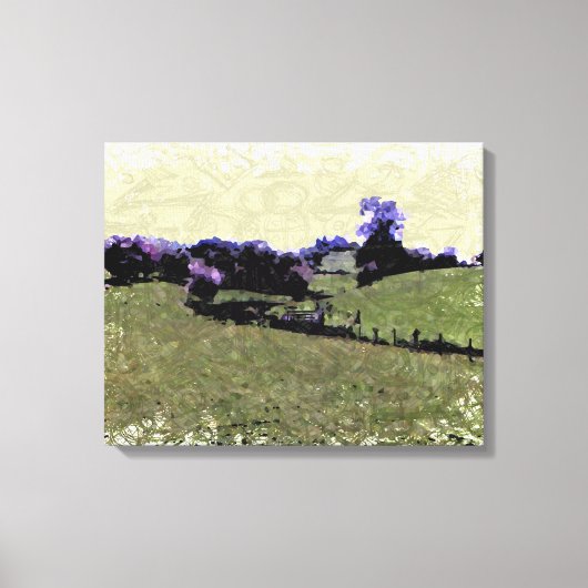 Powys Doodle Canvas Afdruk (Voorkant)