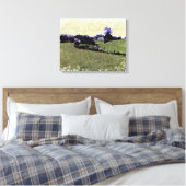 Powys Doodle Canvas Afdruk (Insitu (Slaapkamer))