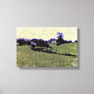 Powys Doodle Canvas Afdruk