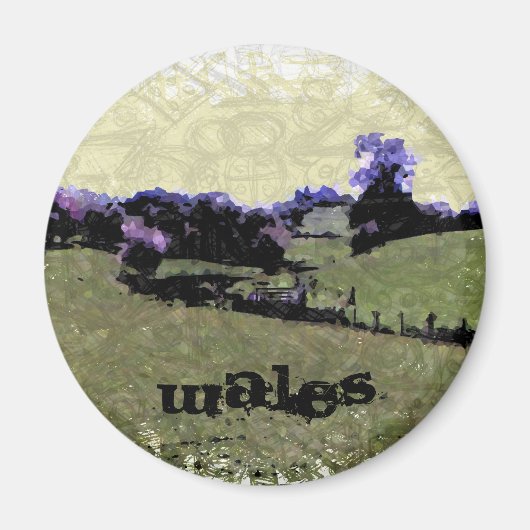 Powys Doodle Magneet (Voorkant)