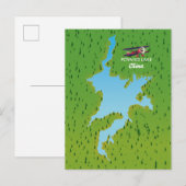 Poyangmeer Uitnodiging Briefkaart (Voorkant / Achterkant)