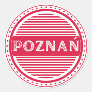 Poznan City Pride Embleem – Poolse identiteit Ronde Sticker