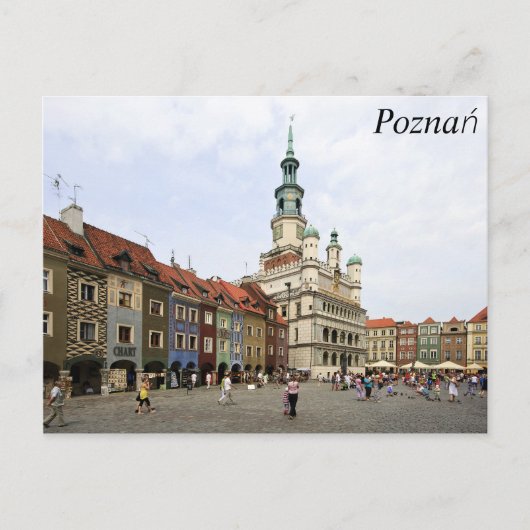 Poznań, Polen Briefkaart (Voorkant)