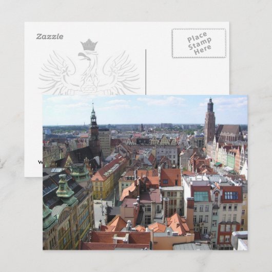 Poznan Polen Briefkaart (Voorkant / Achterkant)