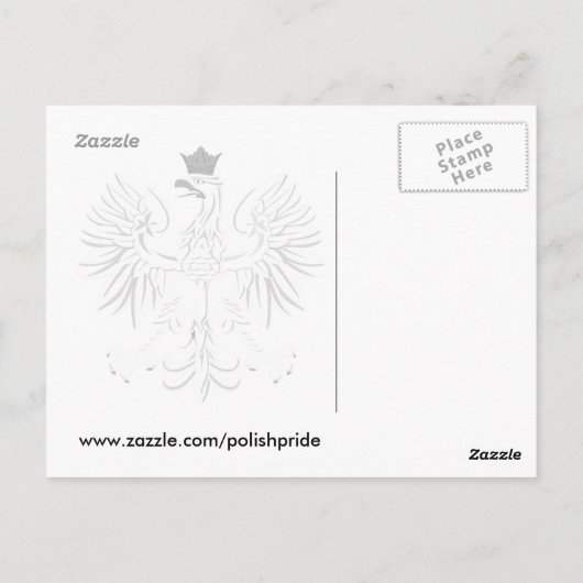 Poznan Polen Briefkaart (Achterkant)