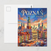 Poznań Polen Briefkaart (Voorkant / Achterkant)