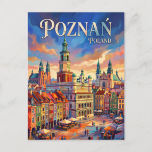 Poznań Polen Briefkaart
