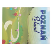 Poznań Polen Reisposter. Notitieblok (Voorkant)