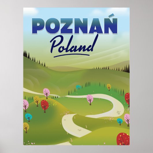 Poznań Polen Reisposter. Poster (Voorkant)