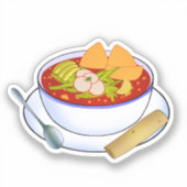 Pozole Rojo De Pollo Sticker (Voorkant)