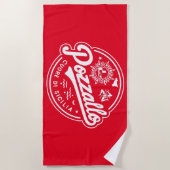 Pozzallo Cuore di Sicilia Strandlaken (Voorkant)