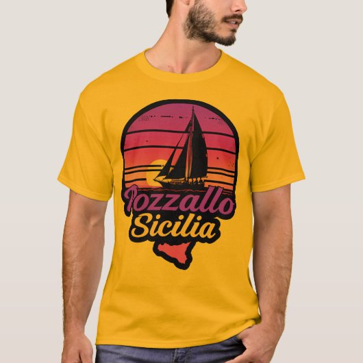 Pozzallo Sicilia T-shirt (Voorkant)
