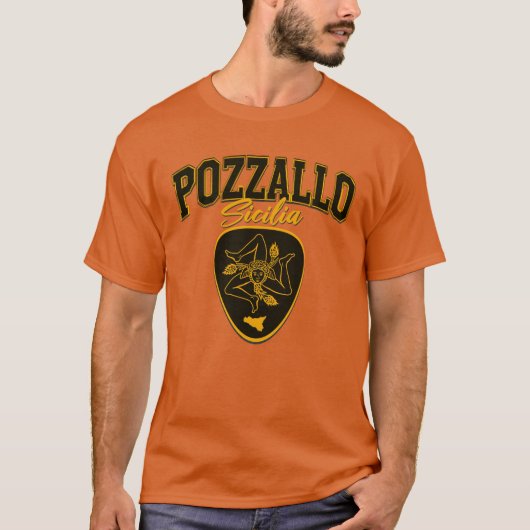 Pozzallo Sicilia T-shirt (Voorkant)