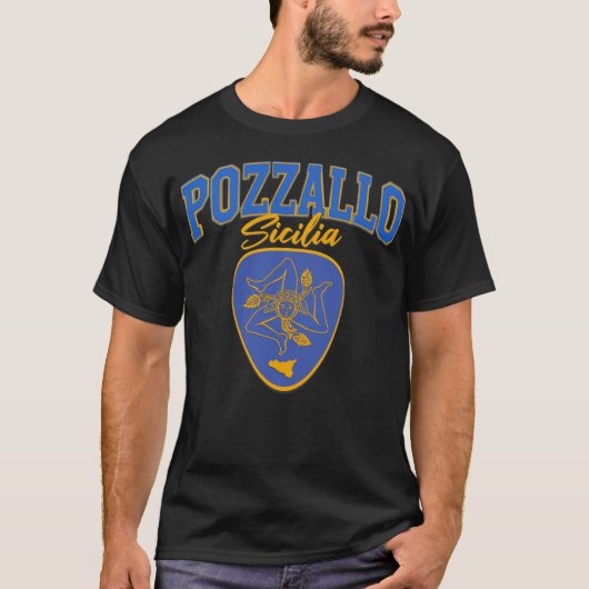 Pozzallo Sicilia T-shirt (Voorkant)