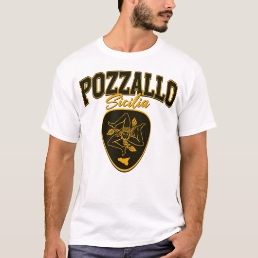 Pozzallo Sicilia T-shirt (Voorkant)