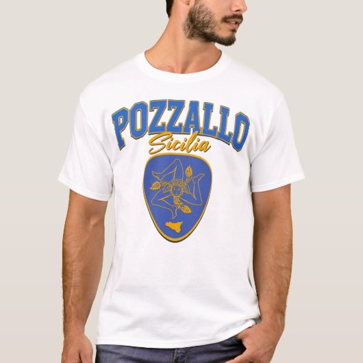 Pozzallo Sicilia T-shirt (Voorkant)