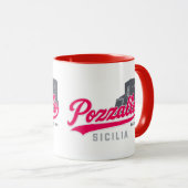 Pozzallo Sicilia Torre Cabrera Mug  Mok (Voorkant rechts)