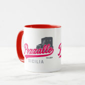 Pozzallo Sicilia Torre Cabrera Mug  Mok (Voorkant links)