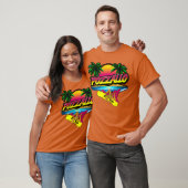 Pozzallo Sicilia Zonsondergang met Palmen T-shirt (Unisex)