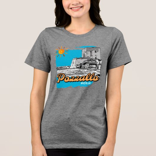 Pozzallo Torre Cabrera  T-Shirt (Voorkant)