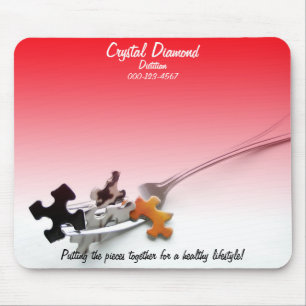 Pozzle Concept Red Ombre Sjabloon Muismat