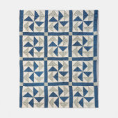 Pozzle quilt van de Nederlander Fleece Deken (Voorkant)