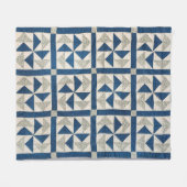 Pozzle quilt van de Nederlander Fleece Deken (Voorkant (Horizontaal))