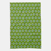 PP 338: Retro 70s Kleur Bloemen: 2 van 3 Theedoek (Verticaal)