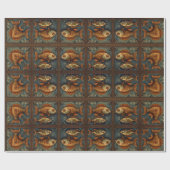 PP 572 Steampunk Vissen 1 van 3 Cadeaupapier (Vlak)