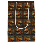 PP 572 Steampunk Vissen 2 van 3 Medium Cadeauzakje (Achterkant)