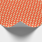 PP 576 Bloemen Sneeuwvlokken 3 van 3 Cadeaupapier (Hoek)