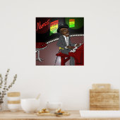 PP afdrukken - door Kev Moore Poster (Keuken)