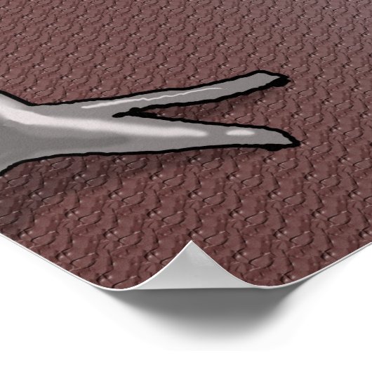 PP afdrukken - door Kev Moore Poster (Hoek)