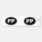 PP BUMPERSTICKER (Voorkant)