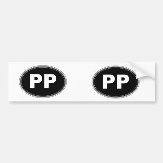 PP BUMPERSTICKER (Voorkant)