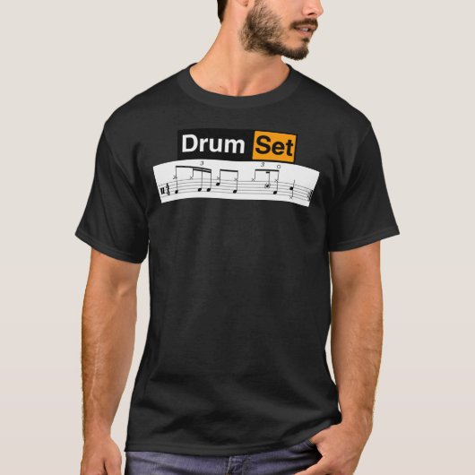 PP Hub Drum Intro Music Classic T-Shirt (Voorkant)