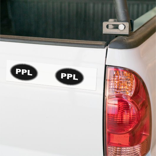 PPL BUMPERSTICKER (Op Truck)