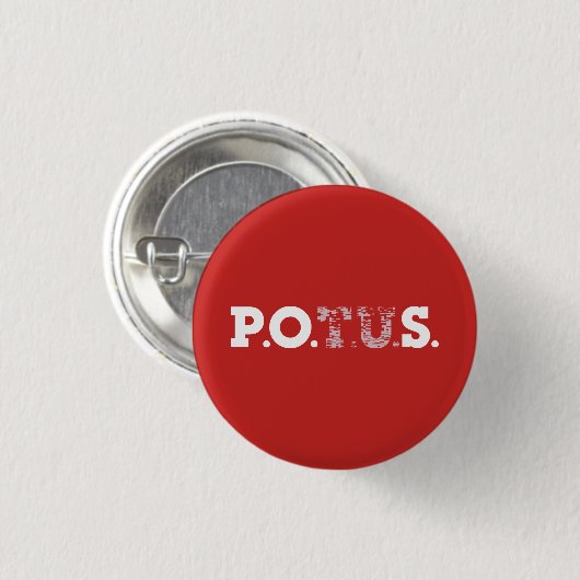 PPOS Plutocrat's Red Alert Button (Voorkant /achterkant)
