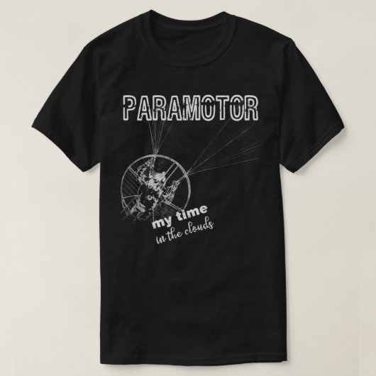 PPP Paramotor Paraglider Paramotor Paraglid T-shirt (Design voorkant)