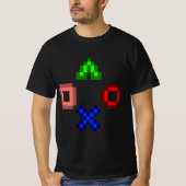 Pps4 Paystation Game Controller-knop T-shirt (Voorkant)