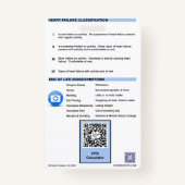 PPS / KPS Badge Buddy voor Hospice Verpleegkundige (Achterkant)