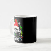 Ppy Claus Funny Christmas Family Matching  Koffiemok (Voorkant links)