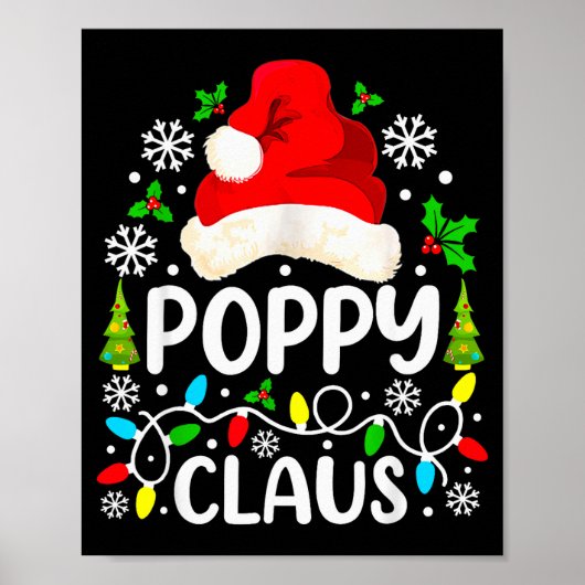 Ppy Claus Funny Christmas Family Matching Poster (Voorkant)