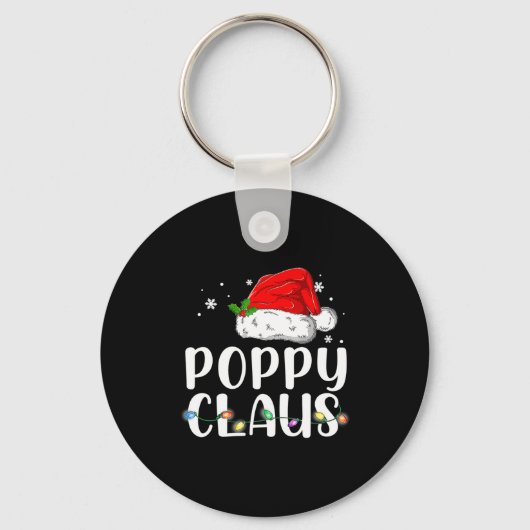 Ppy Claus Santa Christmas Matching Family  Sleutelhanger (Voorkant)