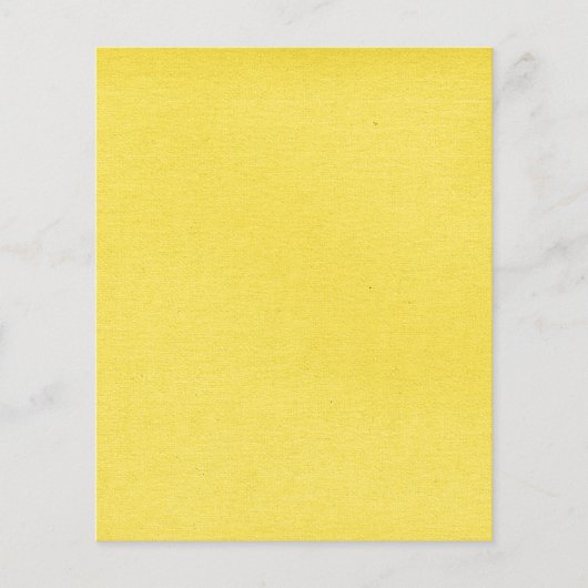 PPY-massief geel GEEL ACHTERGROND SJABLOON TEXTUR Flyer (Voorkant)