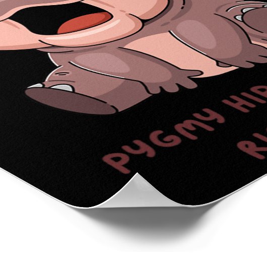 Ppy New Baby Pygmy Hip At Metro Richmond Zoo Virgi Poster (Hoek)