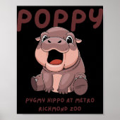 Ppy New Baby Pygmy Hip At Metro Richmond Zoo Virgi Poster (Voorkant)