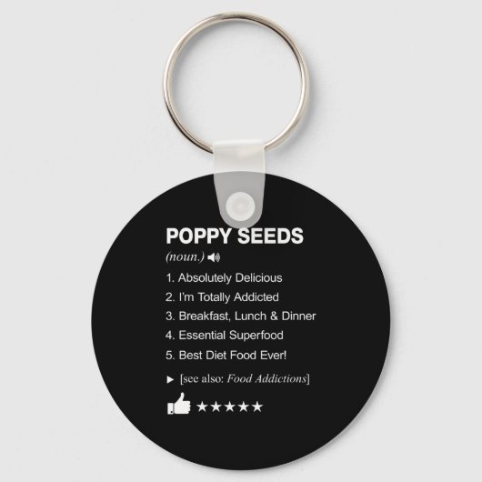 Ppy Seeds Definition Meaning Funny Sleutelhanger (Voorkant)