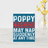 Ppy Warning May Nap Suddenly At Any Time For Grand Kaart (Gele Bloem)