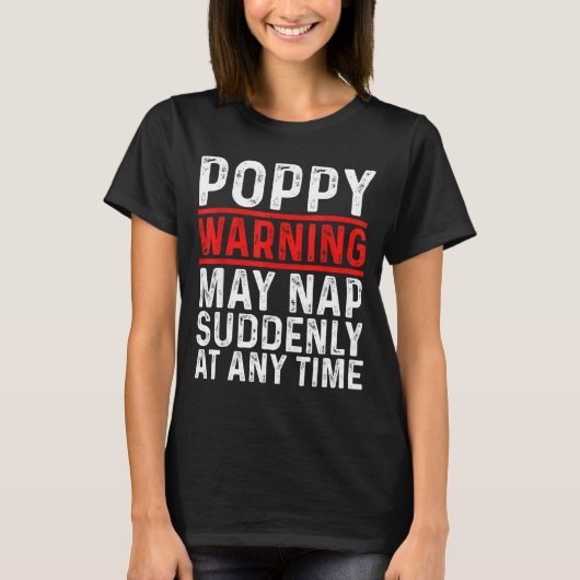 Ppy Warning May Nap Suddenly At Any Time For Grand T-shirt (Voorkant)
